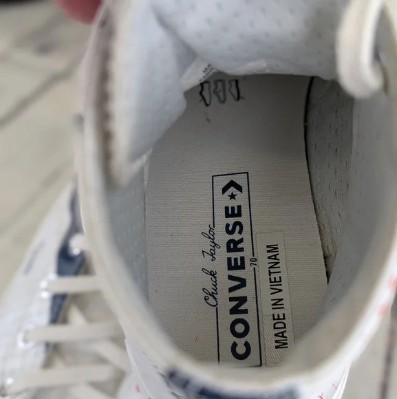 Converse Chuck 70 Hi DuPont Tyvek Limited Edition - White & Princess Blue - Picture 7 of 11